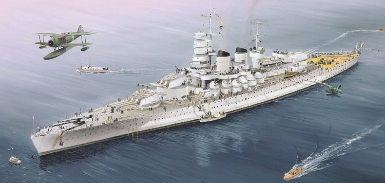 Trumpeter 5779 1/700 RN Vittorio Veneto Italian Navy Battleship 1940