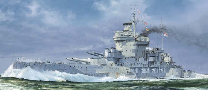 Trumpeter 5795 1/700 HMS Warspite British Battleship 1942
