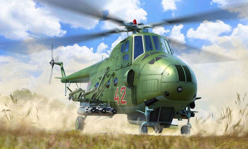 Trumpeter 5818 1/48 Mi4AV Hound Helicopter (New Variant) (DEC)