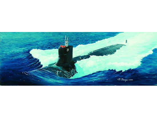 Trumpeter 5904 1/144 USN Seawolf SSN21 Attack Submarine