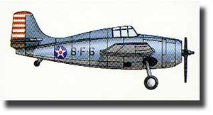 Trumpeter 6202 1/350 F4F4 Wildcat Aircraft Set for USS Hornet (10/Bx)