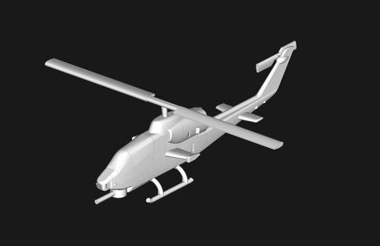 Trumpeter 6255 1/350 AH1W Super Cobra Helicopter Set (12/Bx)