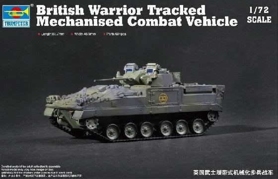 Trumpeter 7101 1/72 British Warrior Tracked Mechanized Combat Vehicle