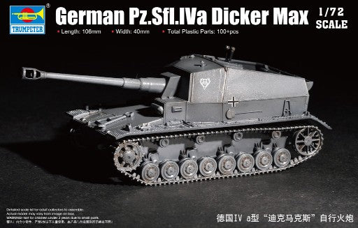 Trumpeter 7108 1/72 German PzSf Iva Dicker Max Tank