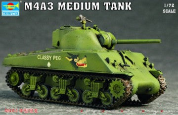 Trumpeter 7224 1/72 US M4A3 Tank