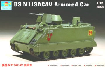Trumpeter 7237 1/72 US M113 ACAV (Armored Cavalry Assault Vehicle)