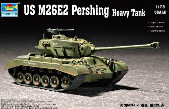 Trumpeter 7299 1/72 US M26E2 Pershing Heavy Tank