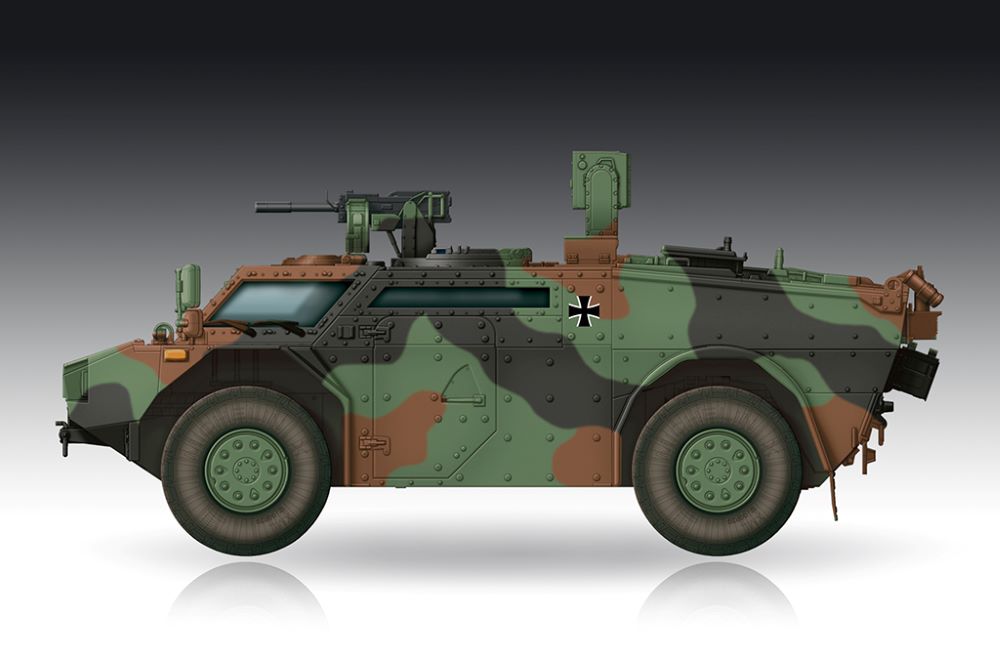 Trumpeter 7402 1/72 German Fennek LGS (Light Armored Recon Vehicle) German Version