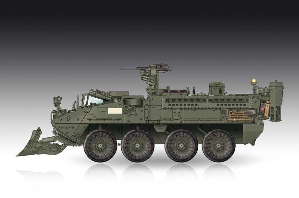Trumpeter 7456 1/72 M1132 Stryker Engineer Squad Vehicle (ESV) w/SOB Dozer Blade