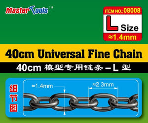 Trumpeter 8008 40cm Universal Fine Chain L Size 1.4mm x 2.3mm (2)