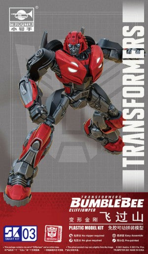 Trumpeter 8118 Transformer Cliffjumper from Bumblebee Movie (3.5" Pre-Painted Snap)
