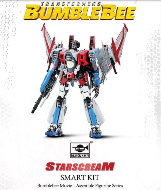 Trumpeter 8121 Transformer Starscream from Bumblebee Movie (5" Pre-Painted Snap)