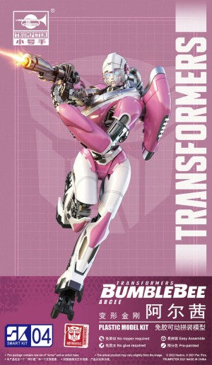 Trumpeter 8128 Transformer Arcee from Bumblebee Movie (3.5" Pre-Painted Snap)