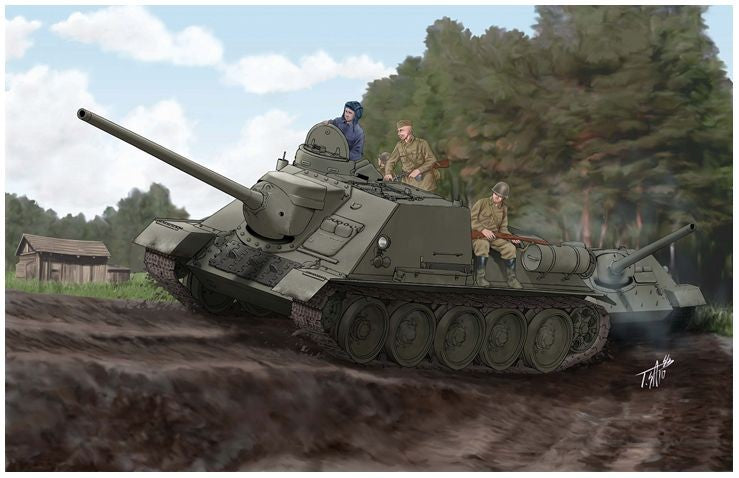 Trumpeter 915 1/16 Soviet Su100 Tank Destroyer