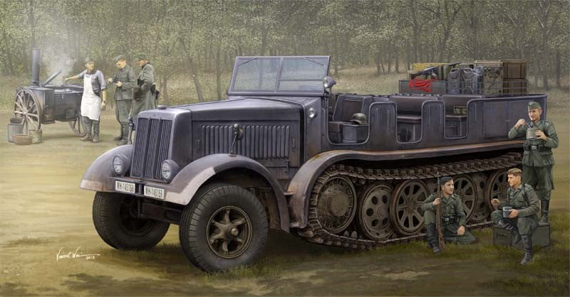 Trumpeter 9538 1/35 SdKfz (DB9) Halftrack Artillery Truck