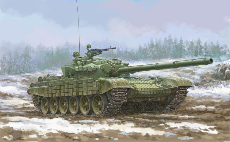 Trumpeter 9602 1/35 Soviet T72 Ural Tank w/Kontakt1 Reactive Armor
