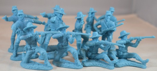 Toy Soldiers of San Diego TSSD 15 1/32 Civil War Cavalry Dismounted Figure Playset (12)
