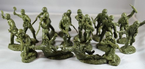 Toy Soldiers of San Diego TSSD 7 1/32 WWII US Marines Figure Playset (16)