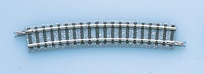 TomyTec 1145 N Scale Curve Track C391-15 - Fine Track -- 15-3/8" 391mm Radius, 15 Degree Sections pkg(2)