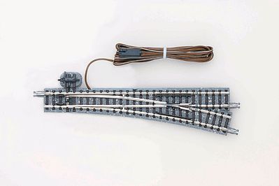 TomyTec 1271 N Scale Remote Turnout (Points) N-PR541-15 - Fine Track -- Right Hand w/21-5/16" 541mm Radius, 15-Degree Diverging Route