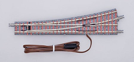 TomyTec 1282 N Scale Remote Turnout (Points) N-PL541-15-SY w/Synthetic Ties - Fine Track -- Left Hand