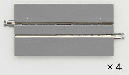 TomyTec 17929 N Scale Wide Trolley-Streetcar (Tram) Straight S70-WT - Fine Track -- 2-3/4" 70mm pkg(4)