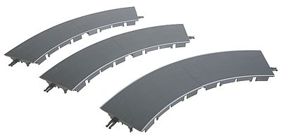 TomyTec 231882 N Scale Operating Bus System Single-Lane Road -- Curve C-003 pkg(6)