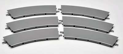 TomyTec 231912 N Scale Operating Bus System Single-Lane Road -- Curve C-005 pkg(6)