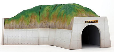 TomyTec 246954 N Scale Tunnel w/2 30 Degree Angled/Curve Sections -- Straight Measurement is 7-7/8"  20cm