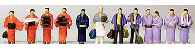 TomyTec 253129 N Scale Hot Springs Guests -- Set #2