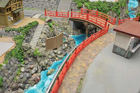TomyTec 253242 N Scale Hot Springs Accessory Structure Set -- Kit