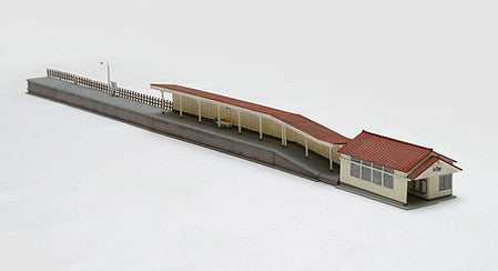 TomyTec 259336 N Scale Station Platform Set 2 -- Kit - Variable Length for Single or Double Track