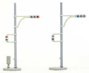 TomyTec 262589 N Scale Traffic Signals pkg(2) -- For Driving on the Left Side
