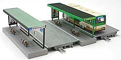 TomyTec 263074 N Scale City Bus Stop -- Kit