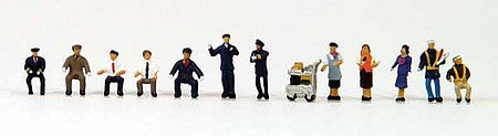 TomyTec 265474 N Scale Working People pkg(12)