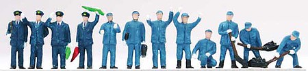 TomyTec 265665 N Scale Working People -- Railroad Workers pkg(12)