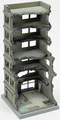 TomyTec 267584 N Scale Hi-Rise Under Demolition -- Kit