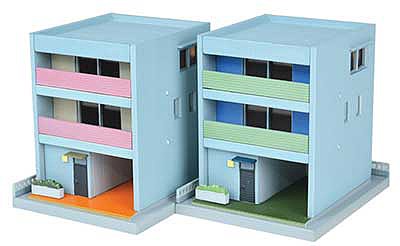 TomyTec 285953 N Scale Contemporary Townhouses -- Kit