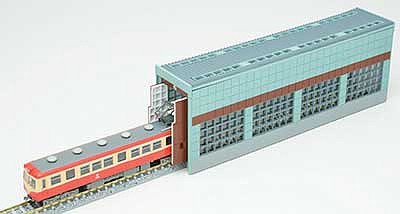 TomyTec 289685 N Scale Modern Single-Stall Engine House -- Kit - 6-11/16 x 1-7/16 x 2-3/8" 17 x 3.7 x 6cm