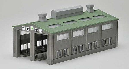 TomyTec 42129 N Scale Japanese 2-Track Engine House -- Kit