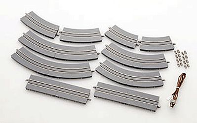 TomyTec 91086 N Scale Trolley/Streetcar Track System -- Oval Set