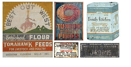 T2 Decals HOFEED004 HO Scale Feed & Seed Sign Decals -- Set #4