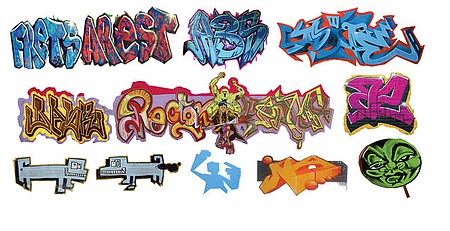 T2 Decals HOGRAF026 HO Scale Graffiti Decals -- Set #26