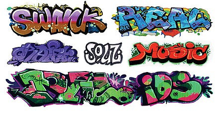 T2 Decals HOGRAF041 HO Scale Graffiti Decals -- Set #41