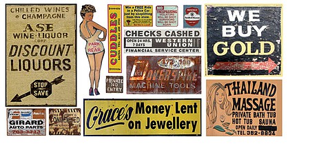 T2 Decals HOSKID008 HO Scale Skid Row Decals -- Set #8