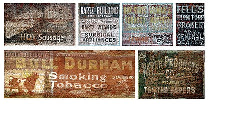 T2 Decals NSGHOS039 N Scale Ghost Sign Decals -- Set #39