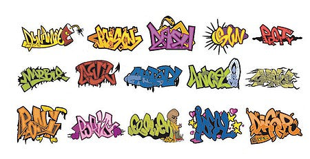 T2 Decals NSGRAF001 N Scale Graffiti Decals -- Set #1