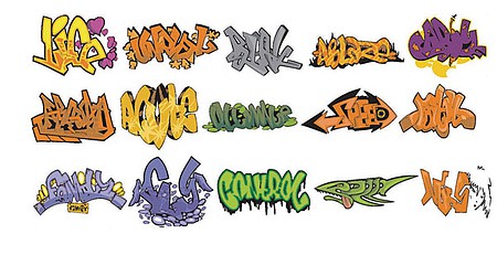 T2 Decals NSGRAF003 N Scale Graffiti Decals -- Set #3