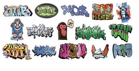 T2 Decals NSGRAF011 N Scale Graffiti Decals -- Set #11