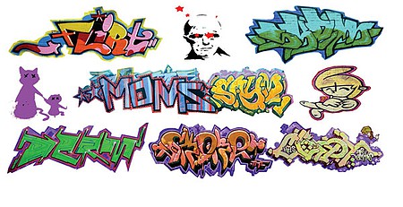 T2 Decals NSGRAF019 N Scale Graffiti Decals -- Set #19